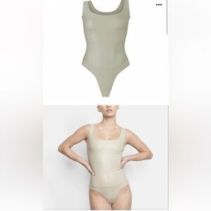 SKIMS Leather Body suit